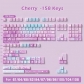 Dream Butterfly 104+34 / 54 MDA / Cherry Profile Keycap Set Cherry MX PBT Dye-subbed for Mechanical Gaming Keyboard